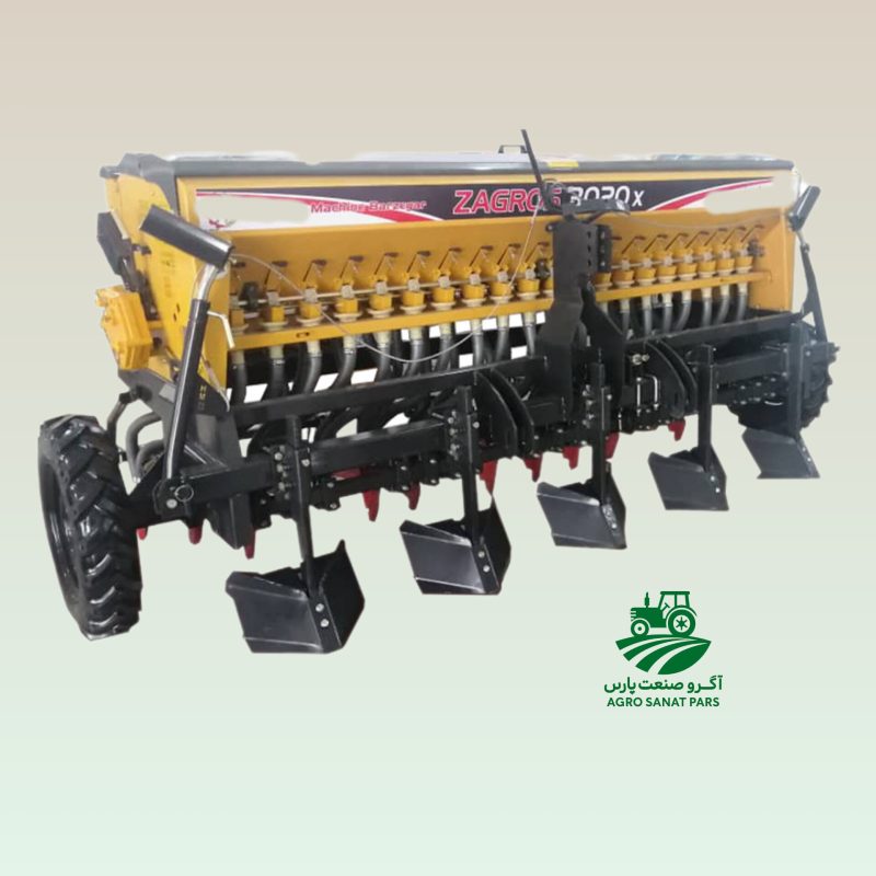 بذرکار کودکار اراضی شور 27 ردیفه مدل زاگرس