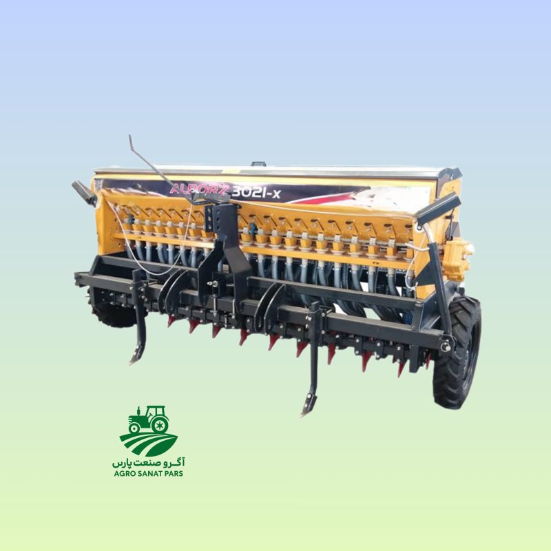 بذرکار کودکار خطی کار 17 ردیفه مدل البرز2517